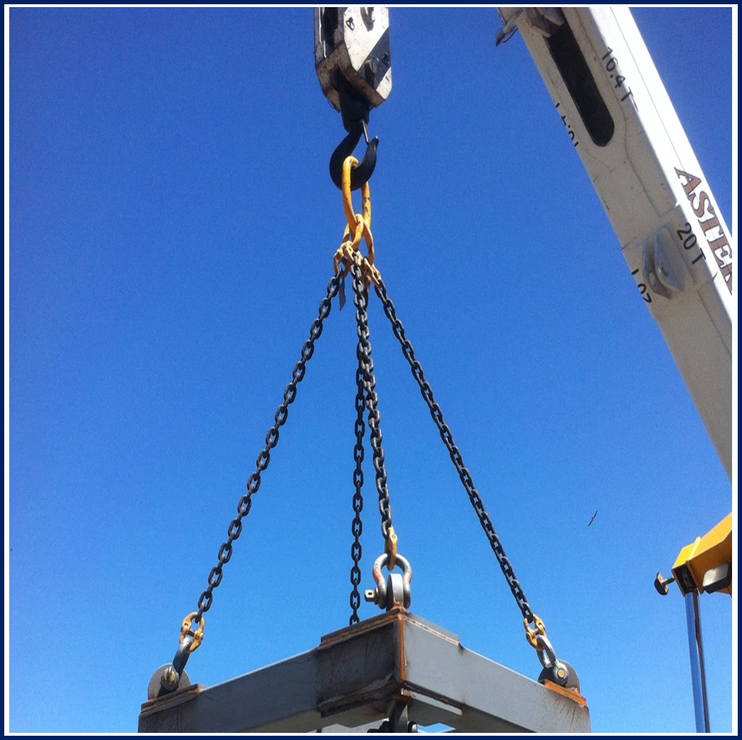 11. Cranes, chains, slings and hoists safety